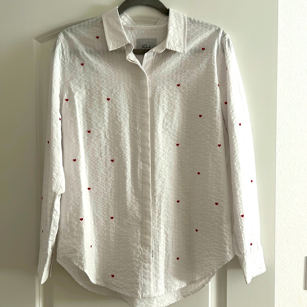 Rails Heart Button Down Shirt